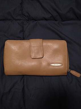 Rolfs Genuine Leather Checkbook Organizer Wallet